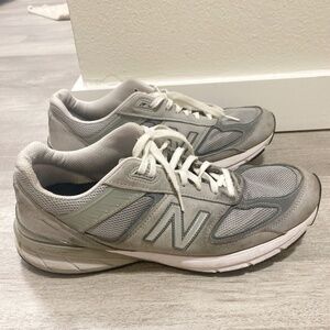 New Balance Size 12.5  Men’s Gray Sneakers made in USA